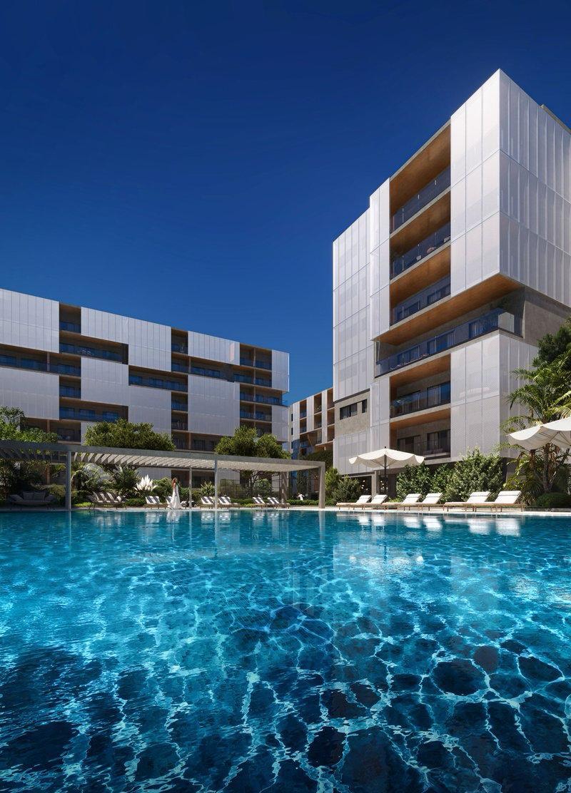 2-Bedroom Apartment — Livadia, Larnaca · Partner-provided project rendering. May not depict this exact unit