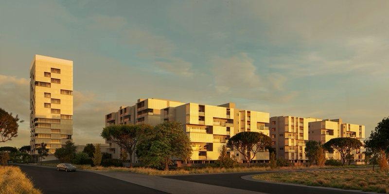 2-Bedroom Apartment — Livadia, Larnaca · Partner-provided project rendering. May not depict this exact unit